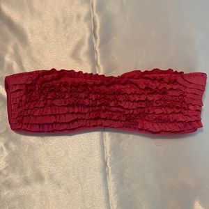 Strapless bikini top